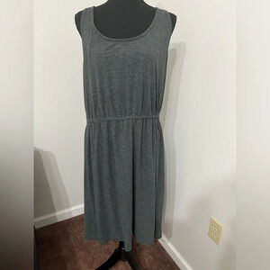OLD NAVY XL Grey Sport Dress with Razor Back and Elastic Waist.